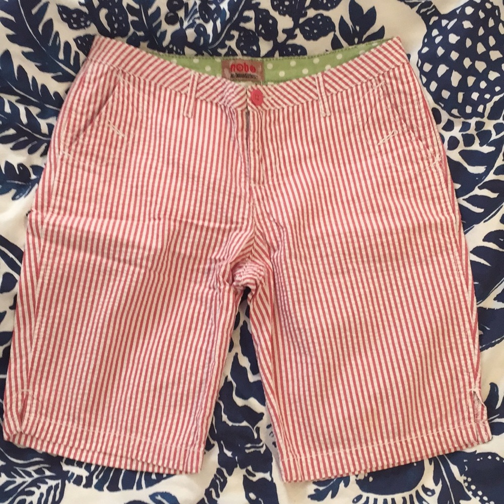 Seersucker Bermuda Shorts